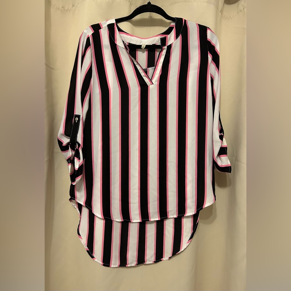 Black And Pink Cato Shirt